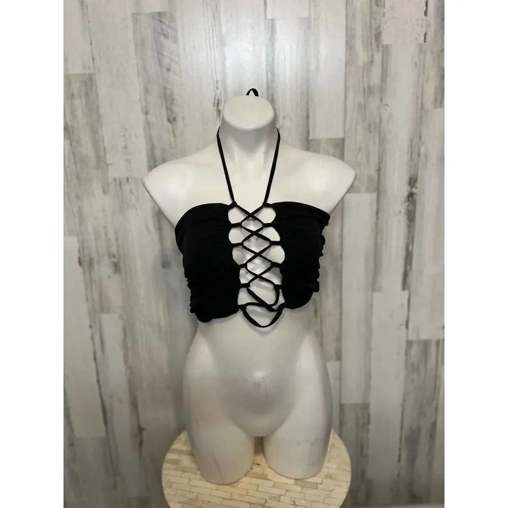 HYFVE Black crop top size small